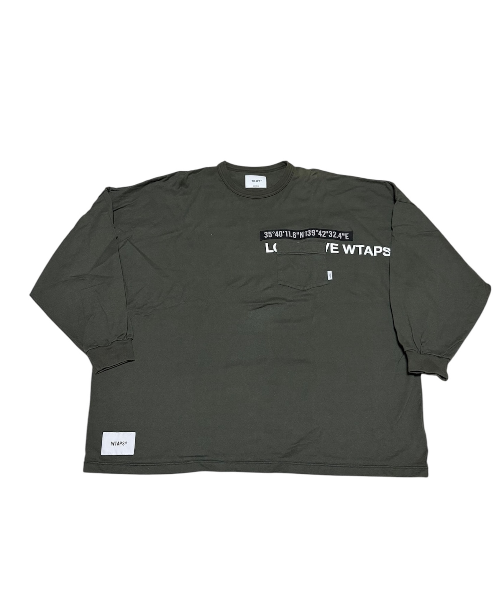 WTAPS Wtube / LS / Cotton "Olive Drab"
