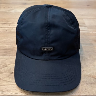 Supreme Enamel Small Box 6-Panel 23FW ブラック スモールボックス キャップ シュプリーム