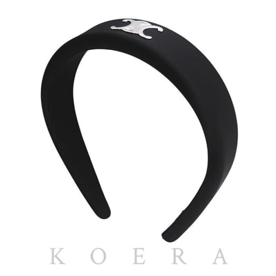 CELINE セリーヌ シルク カチューシャ トリオンフ ヘアアクセサリー 46Y3711BC.38NO レディース【中古】【美品】
