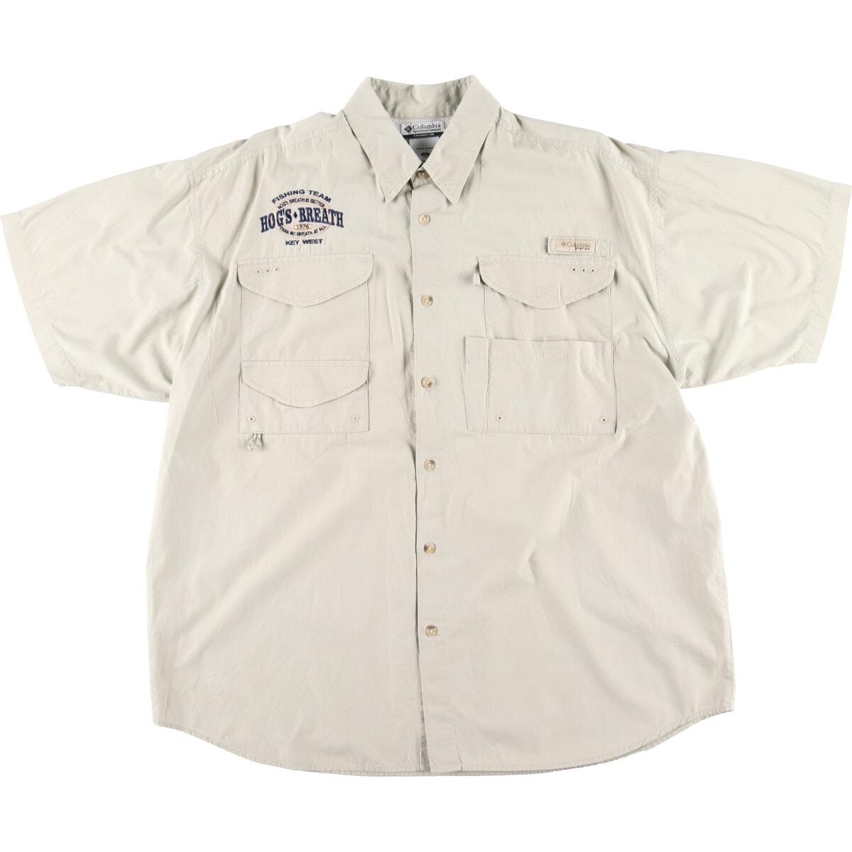 古着 コロンビア Columbia PFG 半袖 フィッシングシャツ メンズXL/eaa441214
