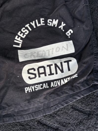 SAINT Mxxxxxx 24SS Reation Easy Shorts "Black"