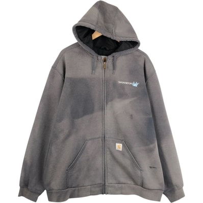 古着 カーハート Carhartt スウェットフルジップパーカー メンズXL相当/eaa675915