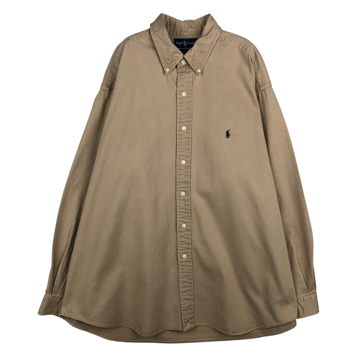 古着 ラルフローレン Ralph Lauren BLAKE 長袖 ボタンダウンシャツ メンズXXL相当/eaa610130