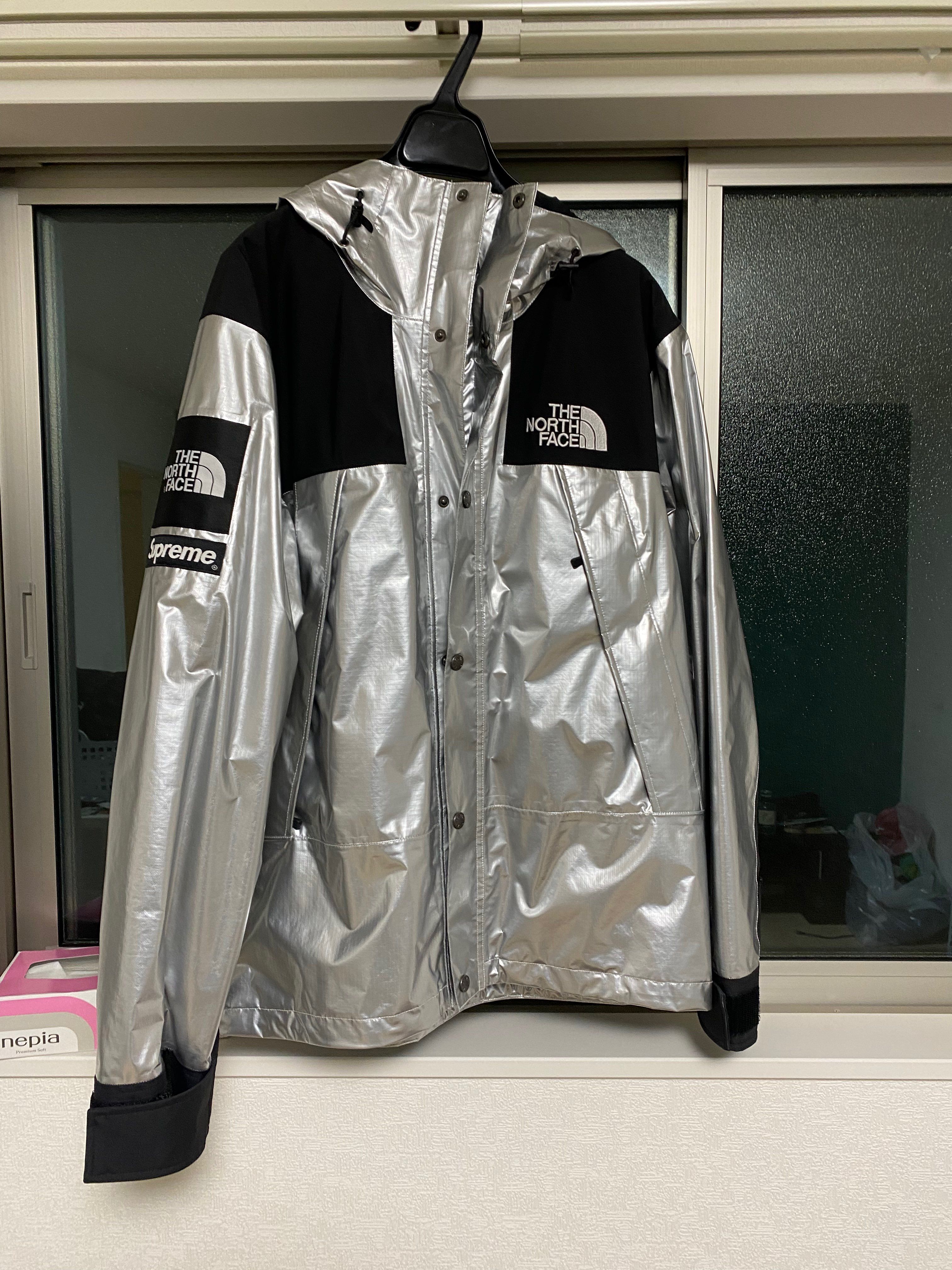 Supreme x The North Face Metallic Mountain Parka "Silver"