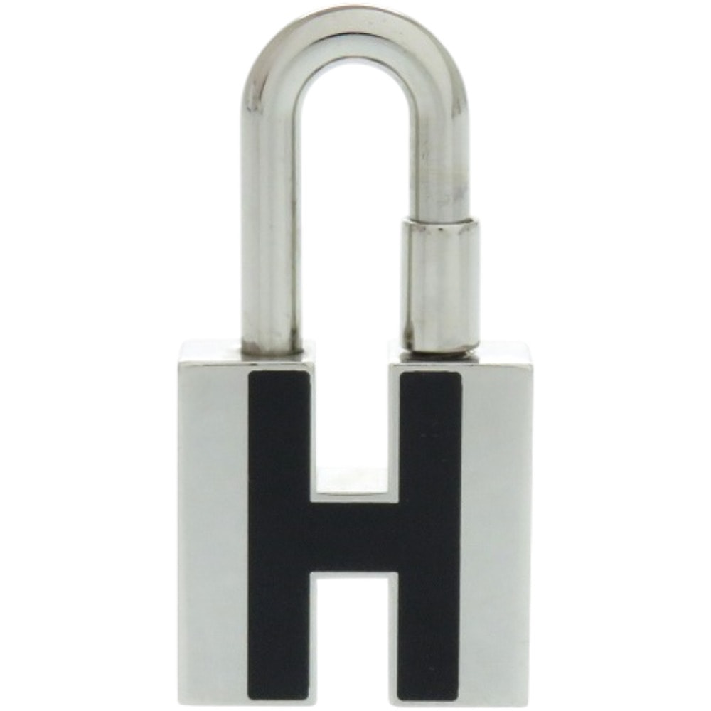 エルメス  カデナ Hモチーフ  チャーム メタル  シルバー ブ