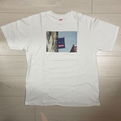 Supreme Banner Tee "White"