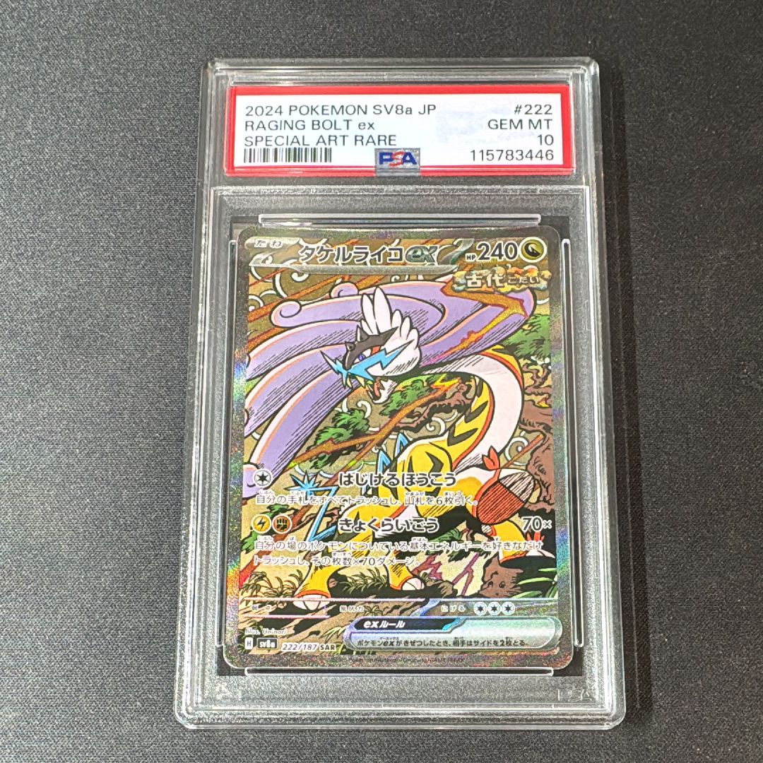 タケルライコex SAR [SV8a 222/187](ハイクラスパック「テラスタルフェスex」)