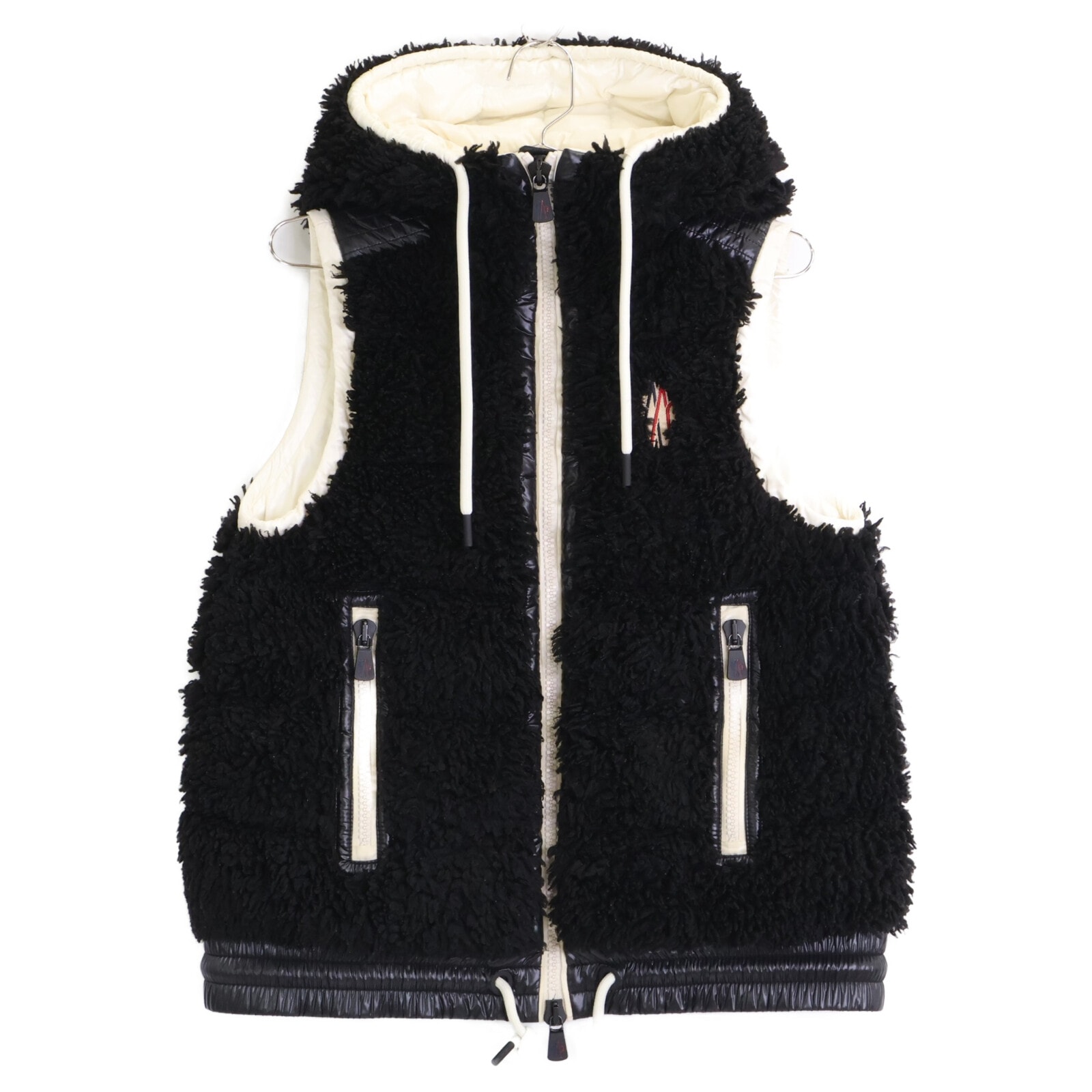 モンクレール GRENOBLE グルノーブル MAGLIA GILET マリア ギレ ボア ダウンベスト XS