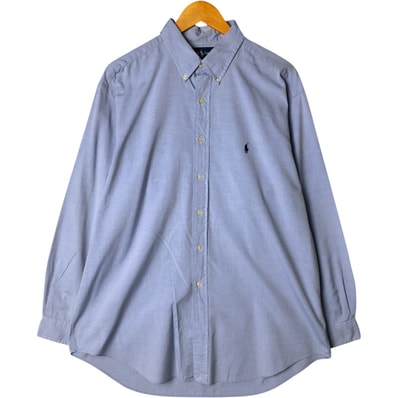 古着 ラルフローレン Ralph Lauren CLASSIC FIT クラシックフィット 長袖 ボタンダウンシャツ メンズXL相当/eaa578039