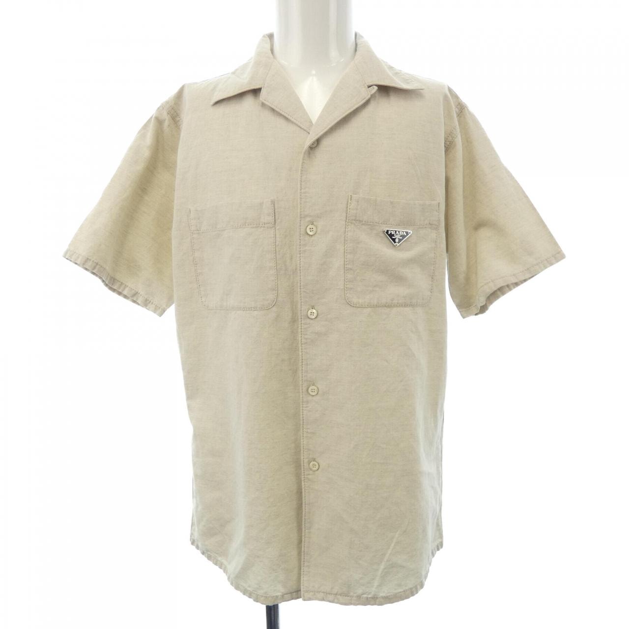 プラダ PRADA トライアングルロゴ GEC094 SAEO 14J2 S/Sシャツ