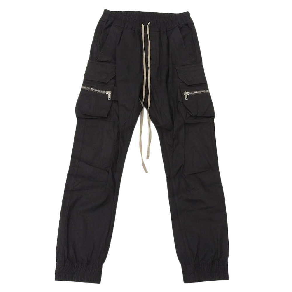 リックオウエンス FOGACHINE マストドンカーゴ ボトムス メンズ 黒 ブラック 46 RU01B1396-TE 22SS 46