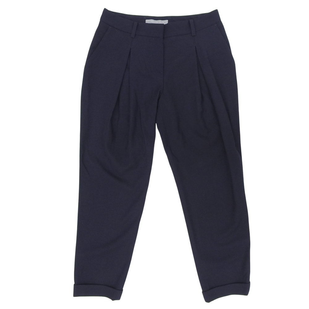 セオリーリュクス 新品同様 DOLINA SAXONY SOFT パンツ ボトムス レディース ネイビー 38 03-4306416 38
