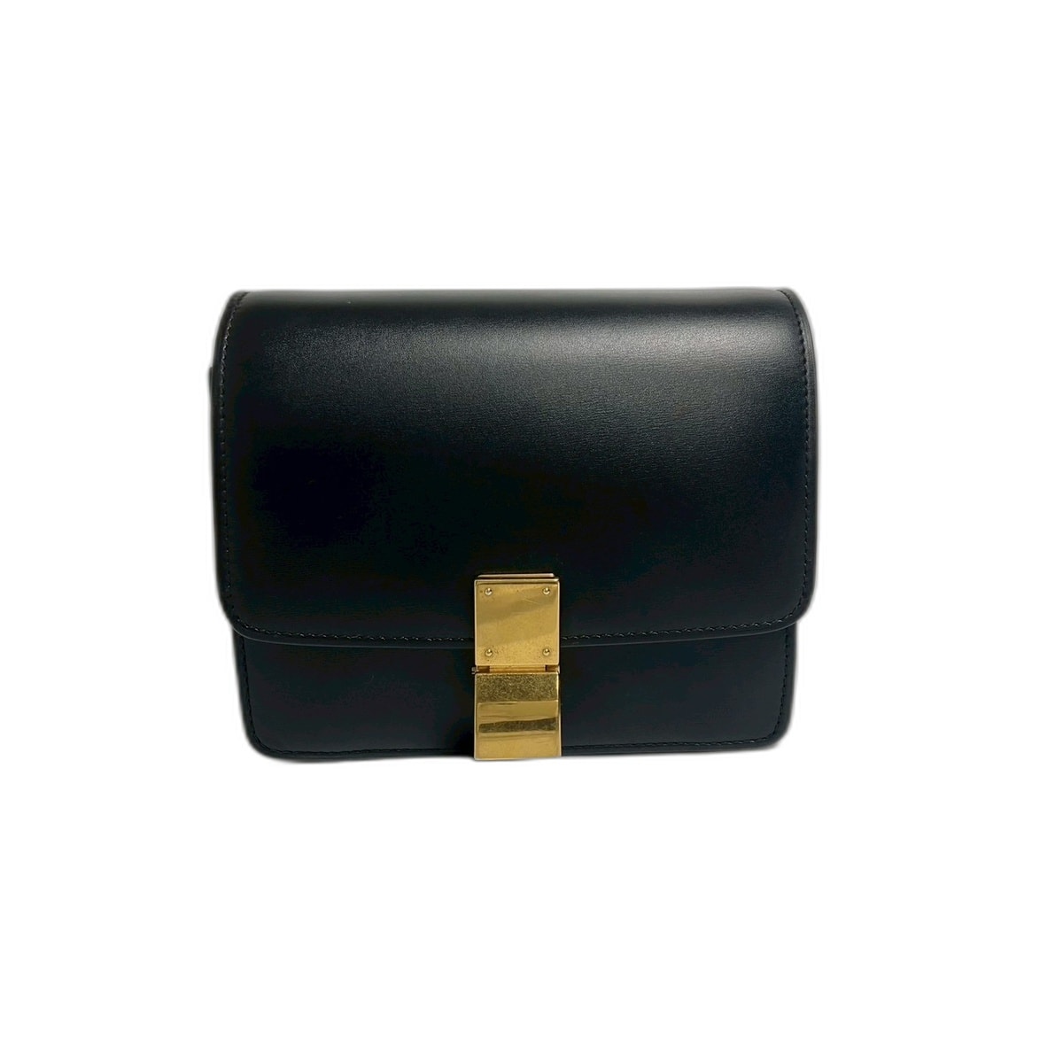 セリーヌ CELINE クラシックボックス ショルダーバッグ レザー【中古】