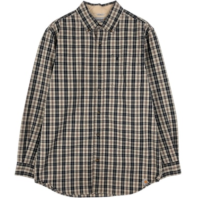 古着 カーハート Carhartt RELAXED FIT チェック柄 長袖 ボタンダウン ワークシャツ メンズM相当/eaa647022