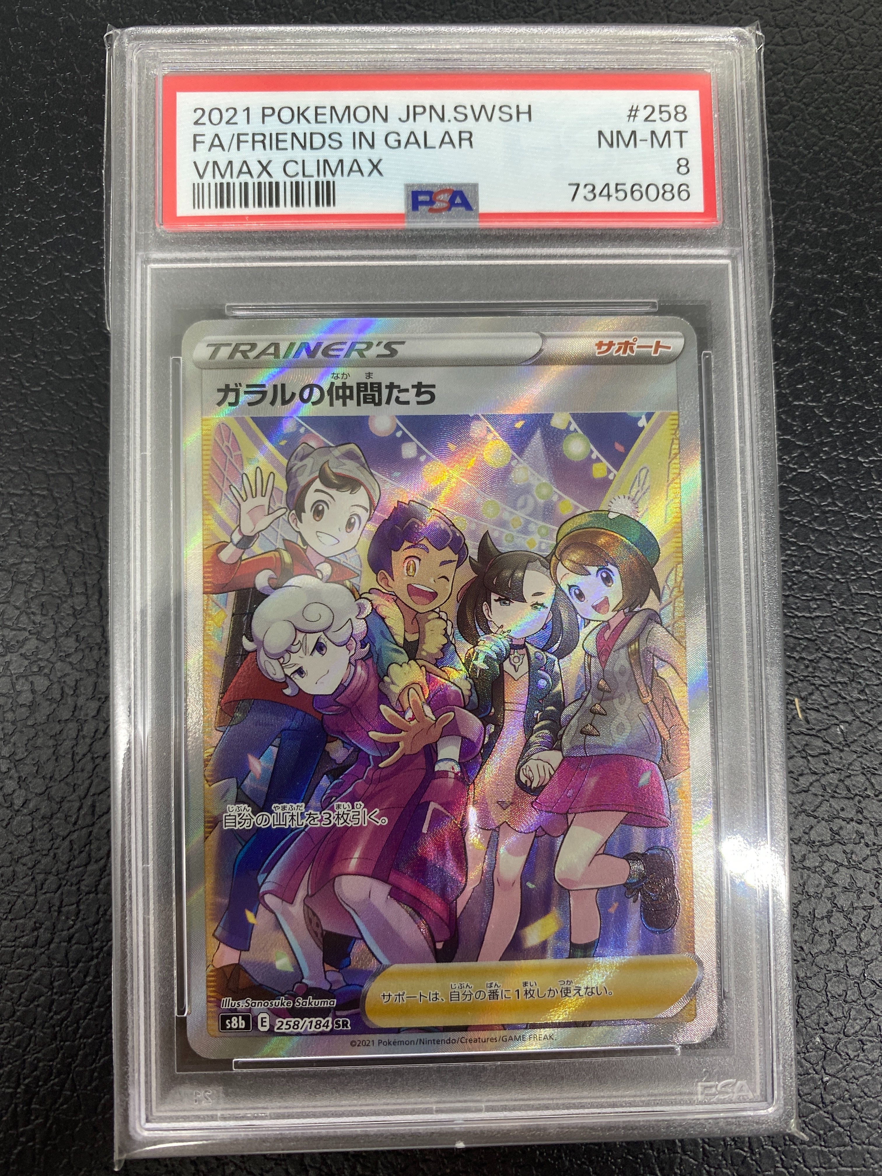 ガラルの仲間たち SR[S8b 258/184](ハイクラスパック「VMAXクライマックス」)