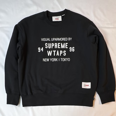 Supreme / WTAPS Crewneck "Black" 21274SPD-CSM03S