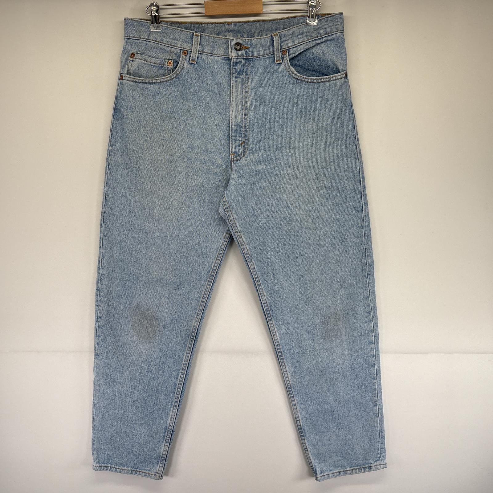 古着 リーバイス Levi's USA製 デニムパンツ 550 テーパード ジーパン ジーンズ 色落ち 長ズボン 5ポケット w36 L30 ブルー メンズ