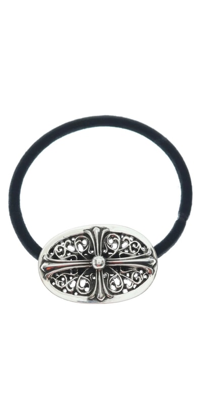 Chrome Hearts Hair Band # 2 Oval Cross "Silver"