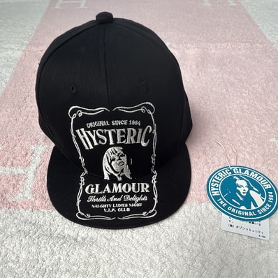 HYSTERIC GLAMOUR Hys Whisky Embroidered Cap "Black"