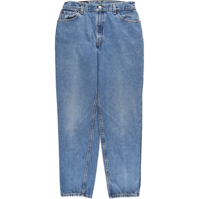 古着 00年代 リーバイス Levi's 550 RELAXED FIT TAPERED LEG テーパードデニムパンツ レディースL(w29)相当/eaa597511