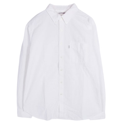 COOTIE クーティー 長袖シャツ コットン BD ボタンダウン 長袖 シャツ オフホワイト系 L【中古】