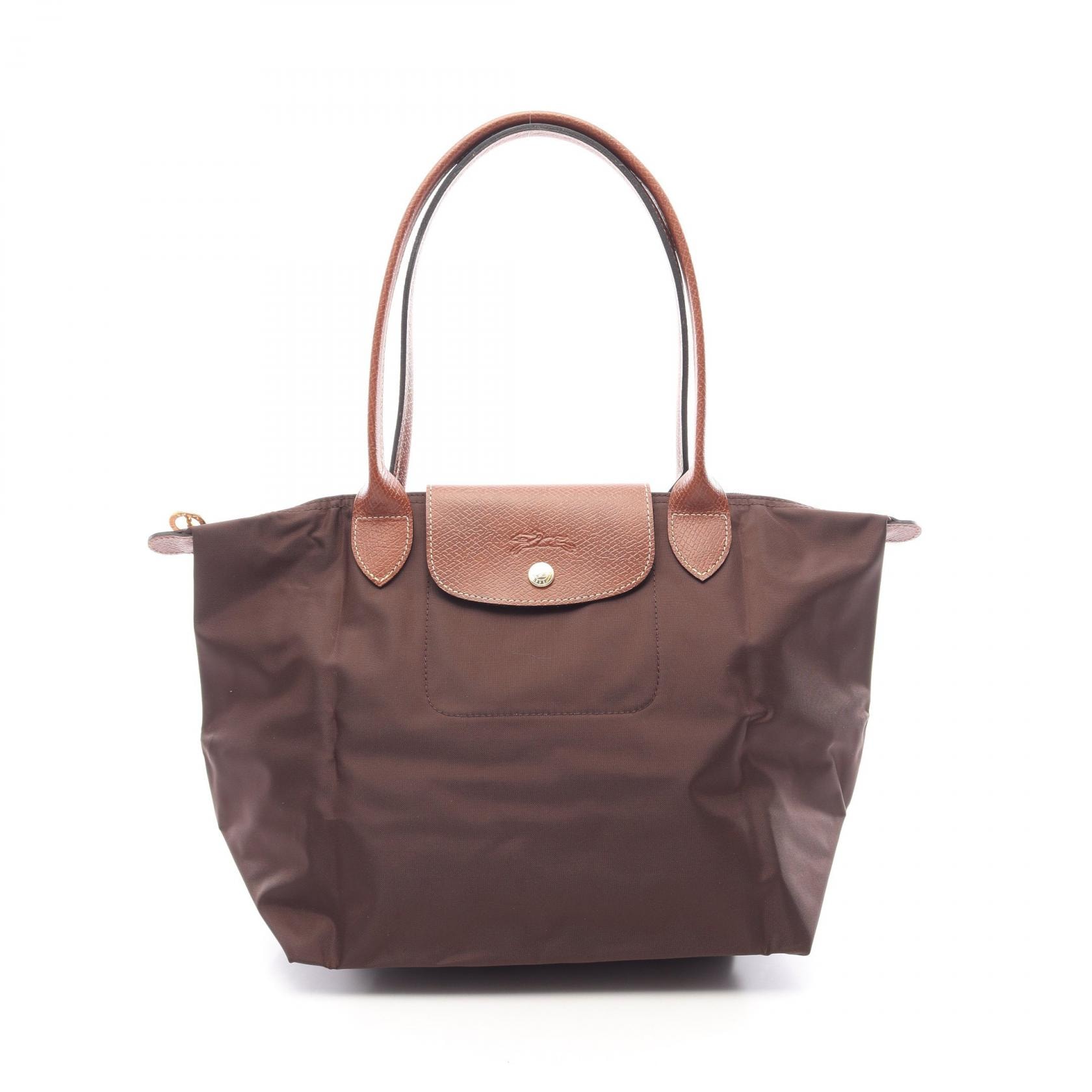 ロンシャン Longchamp LE PLIAGE ORIGINAL M ル プリアージュ オリジナル M トートバッグ バッグ キャンバス レザー レディース ブラウン系 L2605089002 【新品】