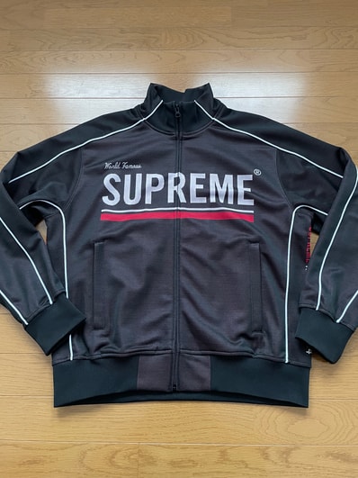 Supreme World Famous Jacquard Track Jacket "Black"