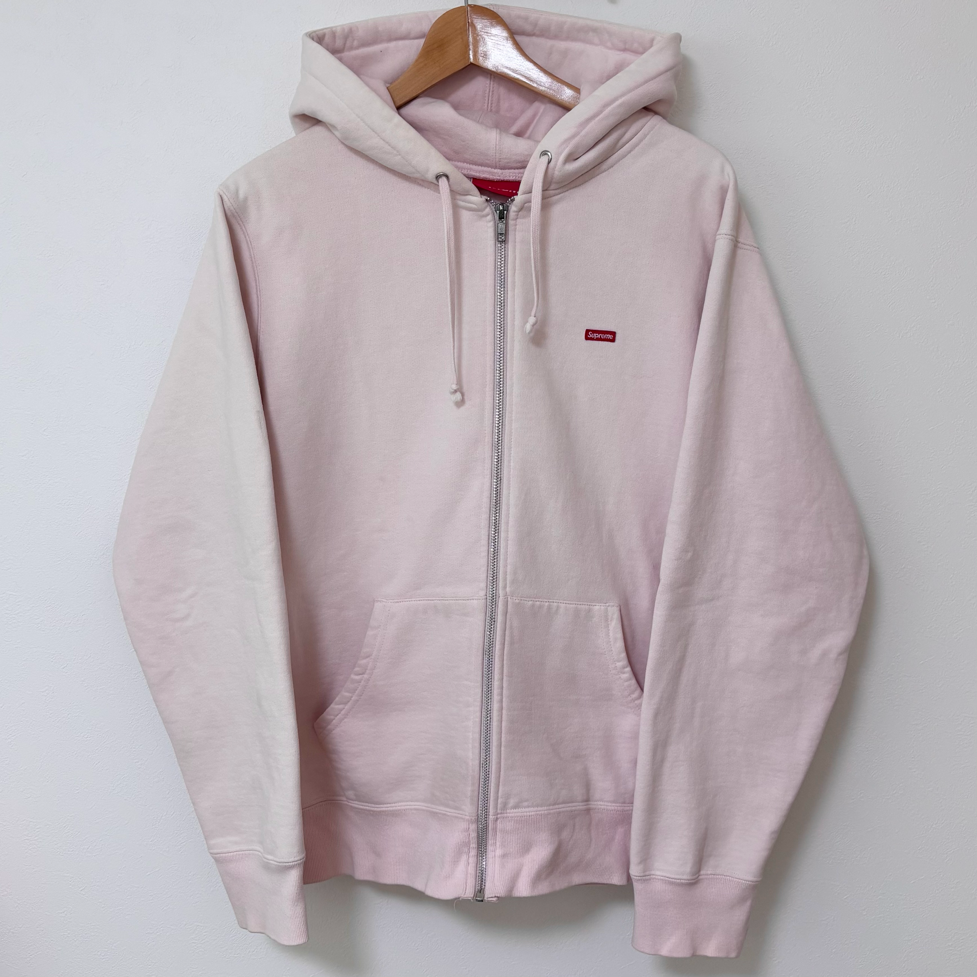 Supreme Small Box Zip Up Hooded Sweatshirt ライトピンク スモールボックス ジップアップ パーカー シュプリーム