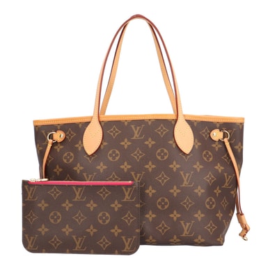 ルイヴィトン ネヴァーフルPM モノグラム トートバッグ モノグラムキャンバス M41245 ブラウン レディース LOUIS VUITTON 中古