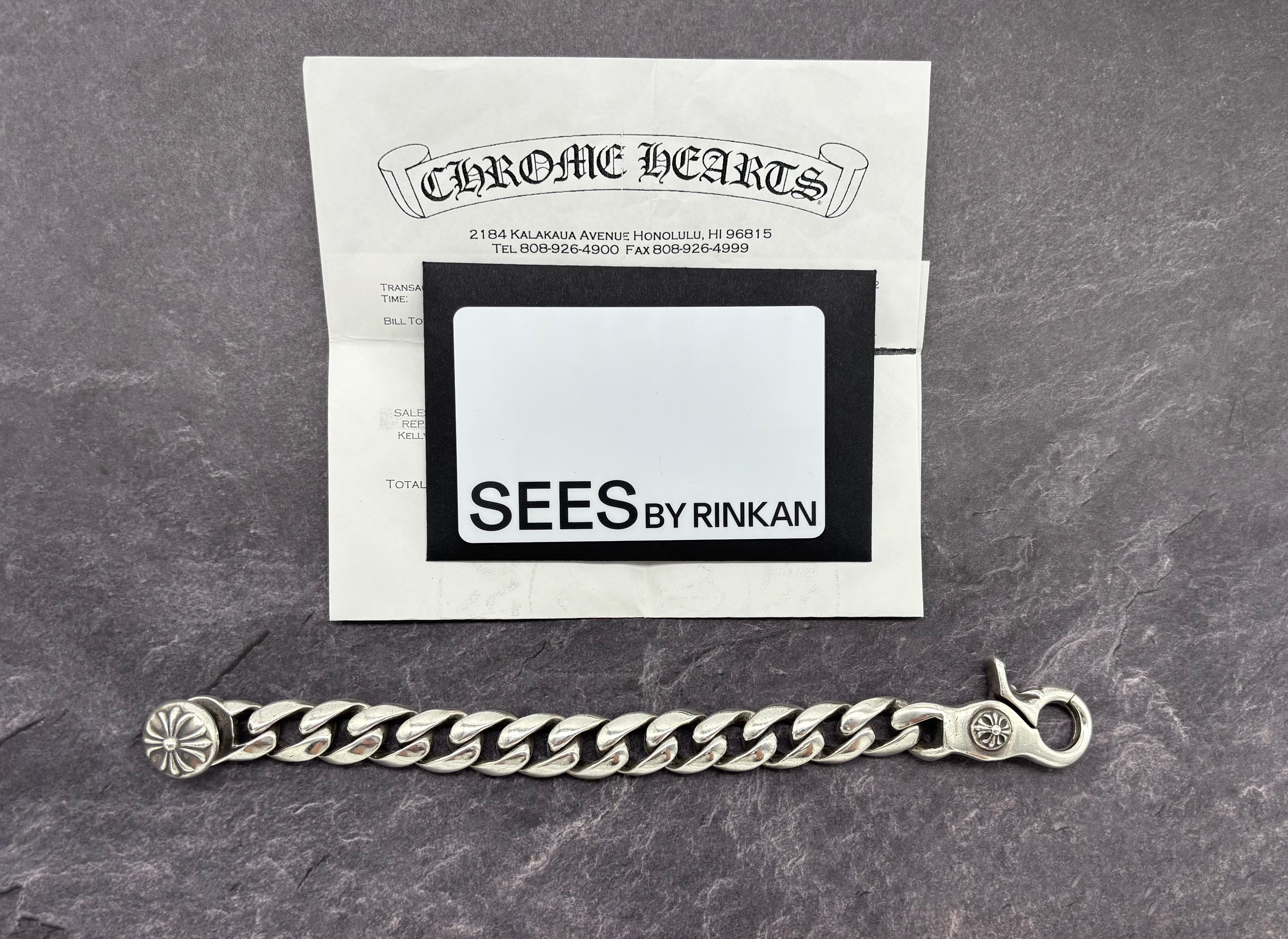 Chrome Hearts Bracelet / Classic Link Bracelet "Silver"