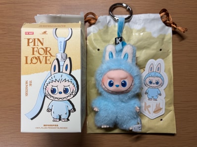 POP MART THE MONSTERS (LABUBU) Pin for Love Series-Vinyl Plush Pendant (A-M) K