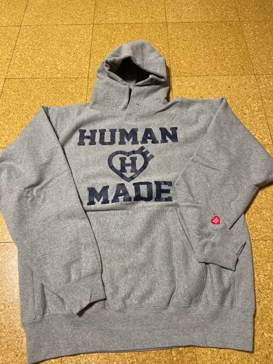 HUMAN MADE PIZZA HOODIE "Grey"