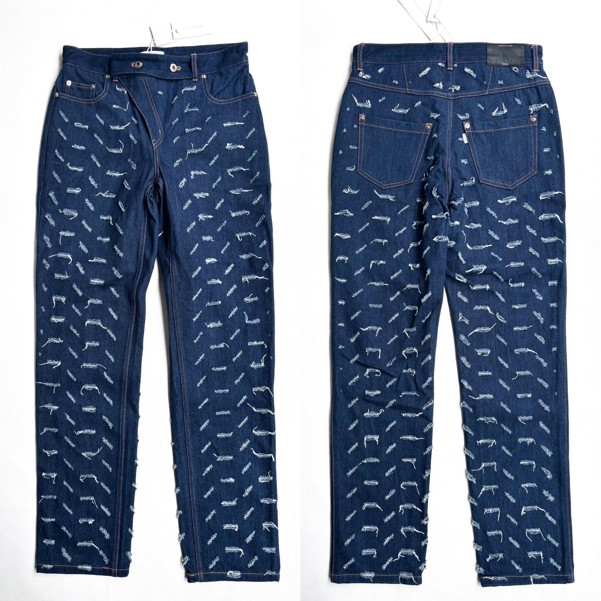 JUNTAE KIM SLASHED DENIM スラッシュ デニム ジーンズ