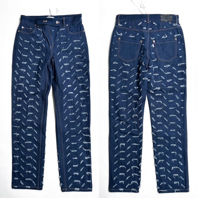 JUNTAE KIM SLASHED DENIM スラッシュ デニム ジーンズ