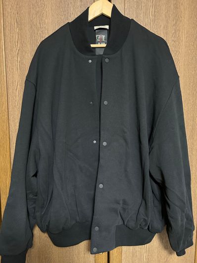 FEAR OF GOD x SAINT Mxxxxxx Saint of God Varsity Jacket "Black"