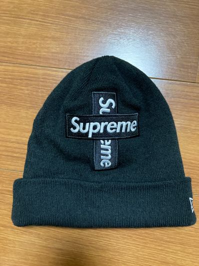 Supreme New Era® Cross Box Logo Beanie "Black"