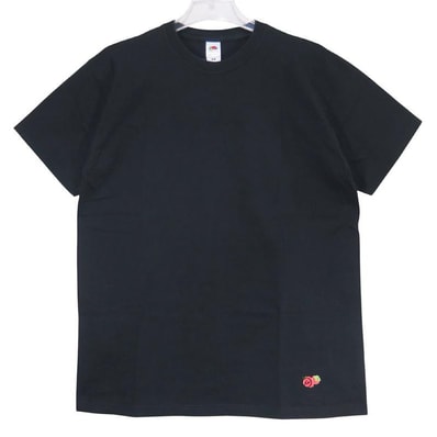 THE CONVENI ザ コンビニ x Fragment Design フラグメント デザイン FRUIT OF THE LOOM TEE フルーツ オブ ザ ルーム Tシャツ ブラック ストロベリー サイズM