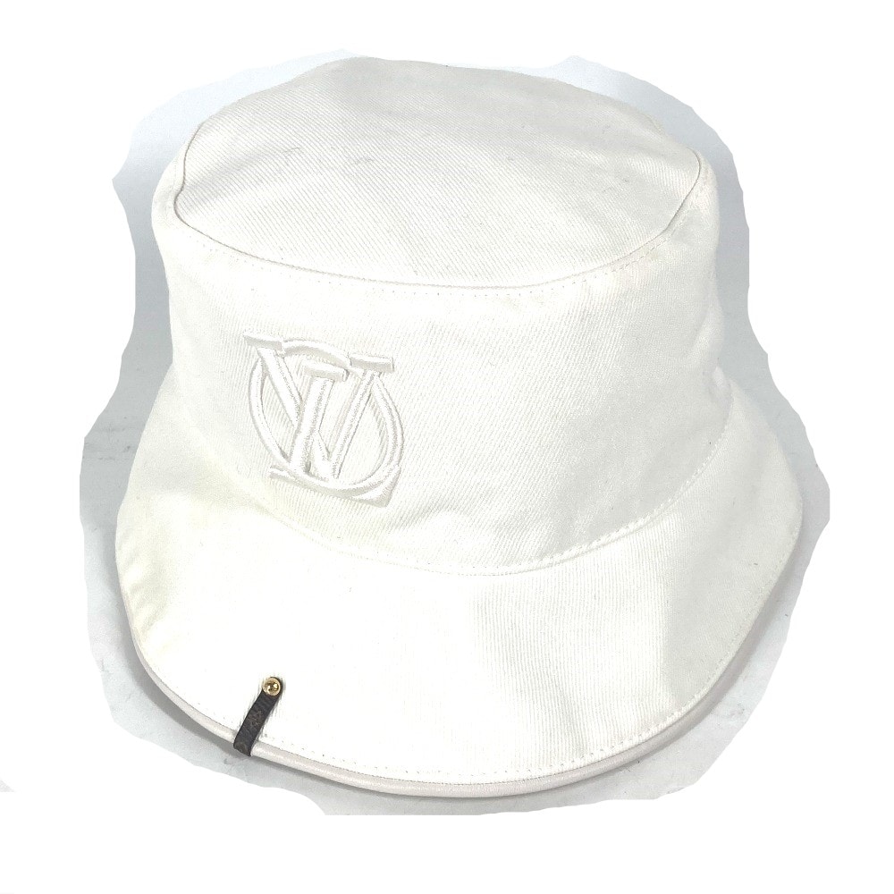 ルイヴィトン LOUIS VUITTON シャポーLV シティー M7055M ハット帽 帽子 バケットハット ボブハット ハット コットン ホワイト