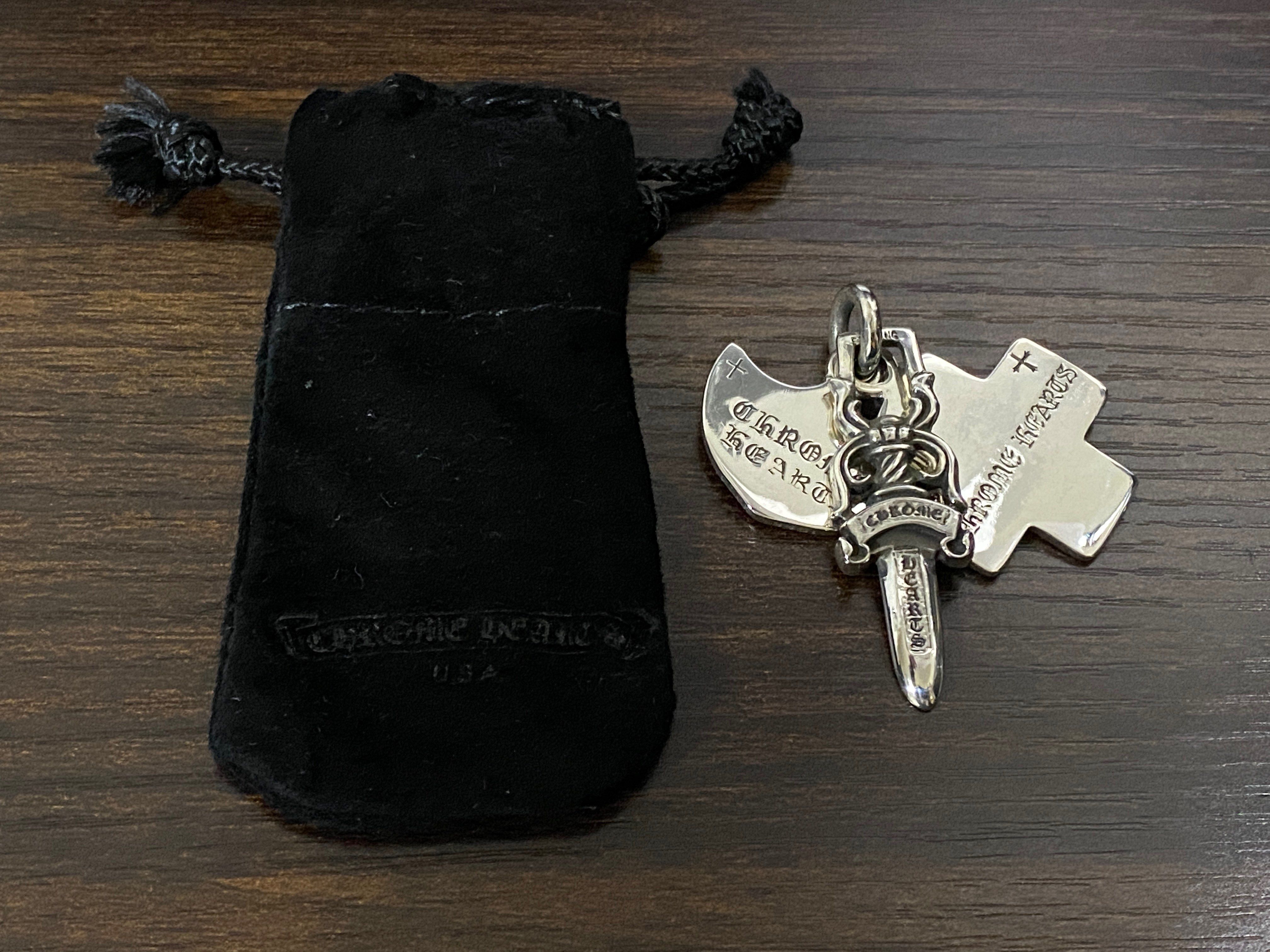 Chrome Hearts 3 Trinket Pendant "Silver"