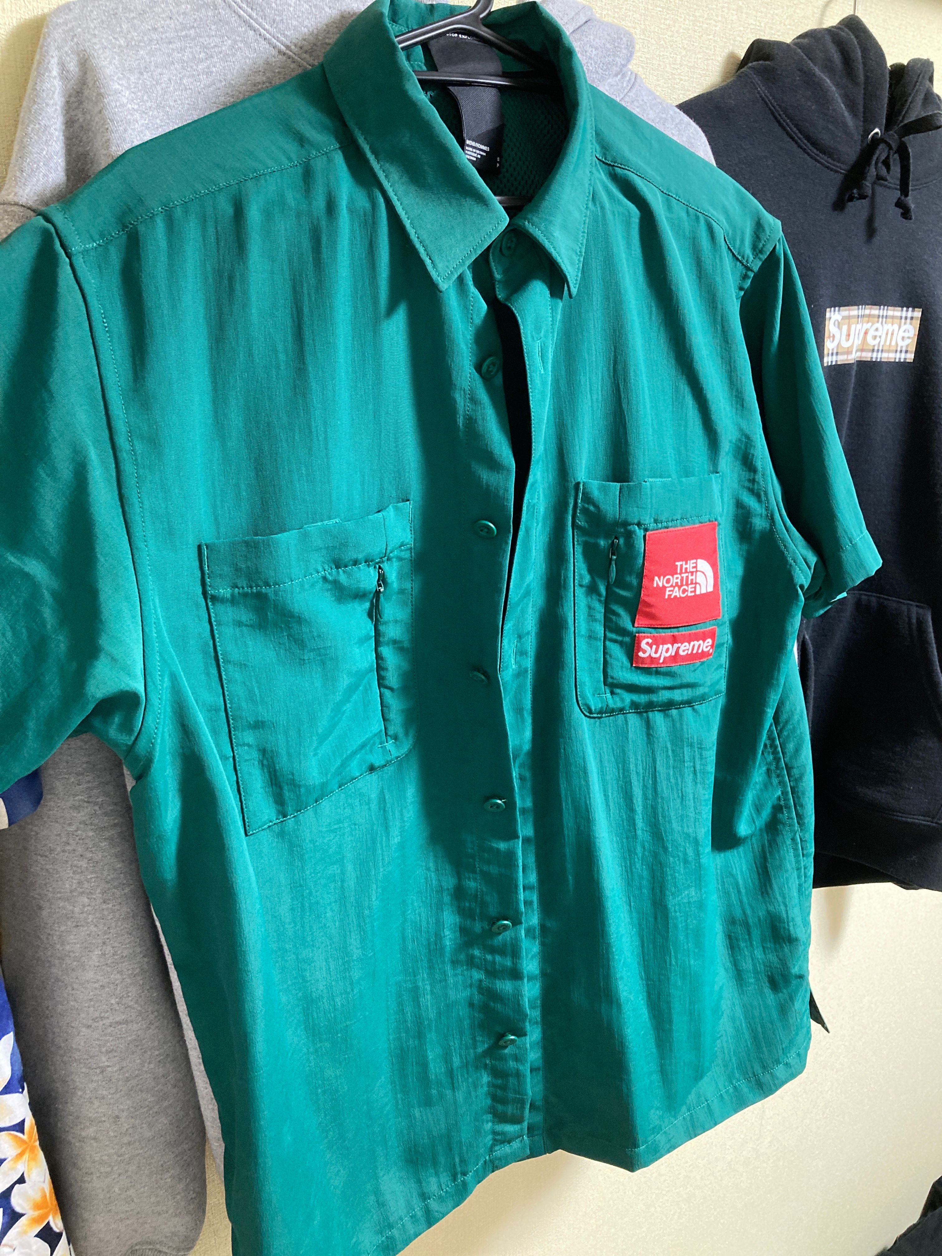 Supreme x The North Face Trekking S/S Shirt "Dark Green"