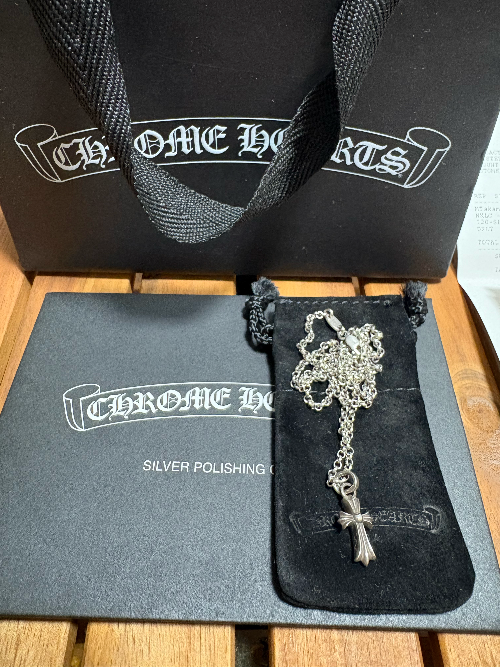 Chrome Hearts Cross Baby Fat Charm "Silver"