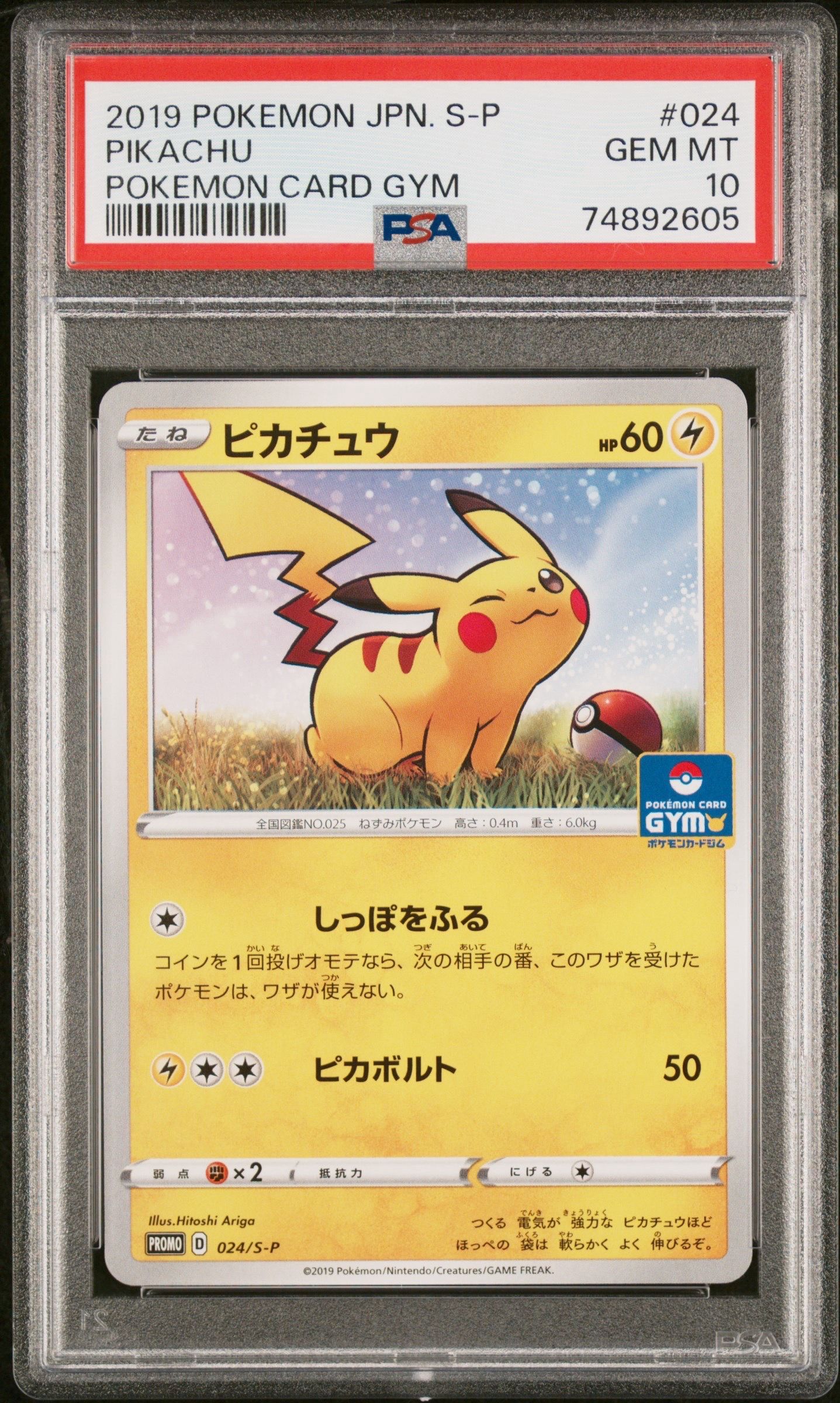 ピカチュウ: プロモ P [S-P 024](ポケモンカードゲーム ソード&シールド 「プロモカードパック 第1弾」)