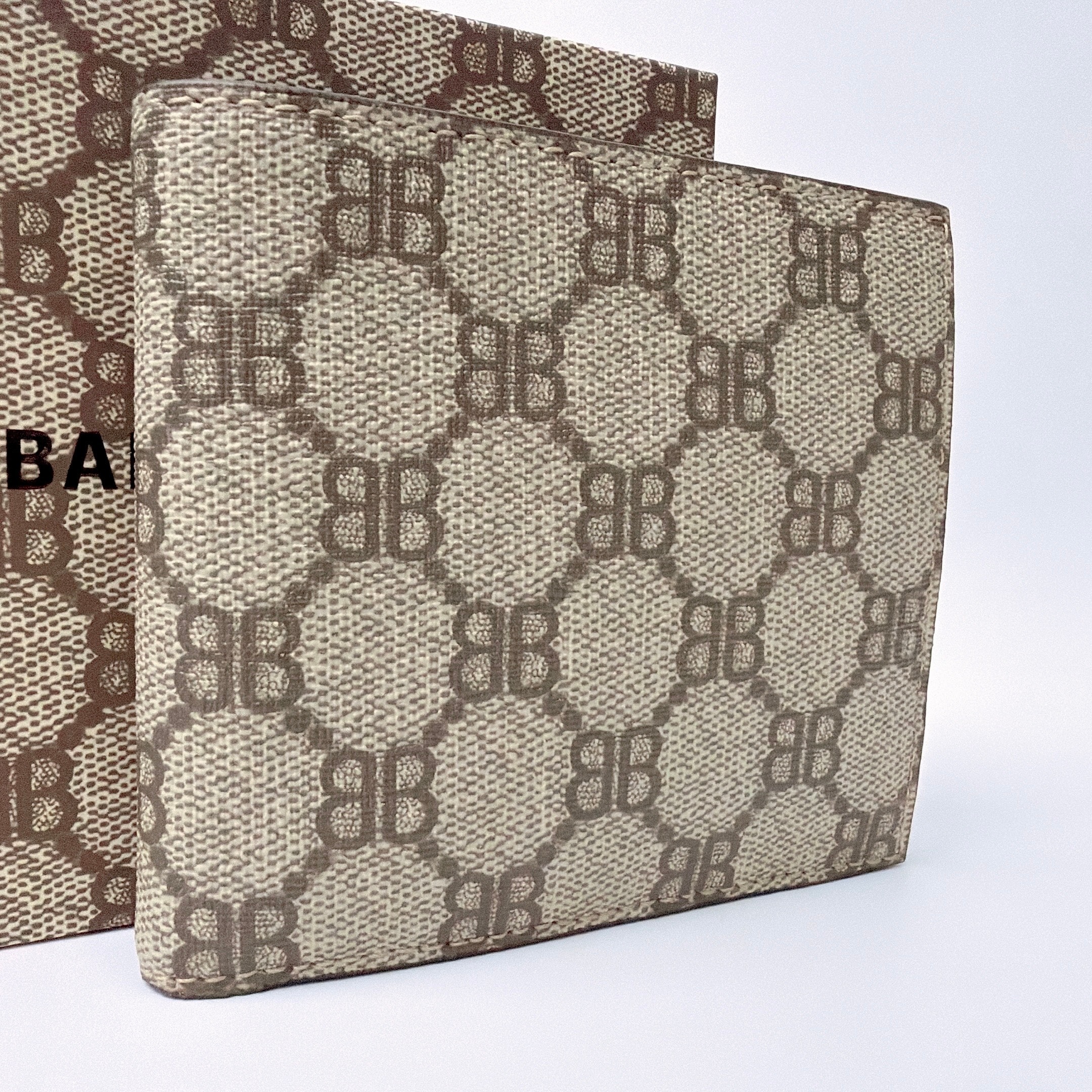 【未使用品】BALENCIAGA × GUCCI バレンシアガ × グッチ コラボ ザ ハッカー プロジェクト コンパクトウォレット 二つ折り財布 680403