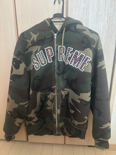 Supreme x B.B. Simon Zip Up Hooded Sweatshirt "Woodland Camo"
