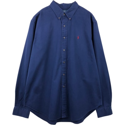 古着 ラルフローレン Ralph Lauren CLASSIC FIT 長袖 ボタンダウンシャツ メンズXL相当/eaa678447
