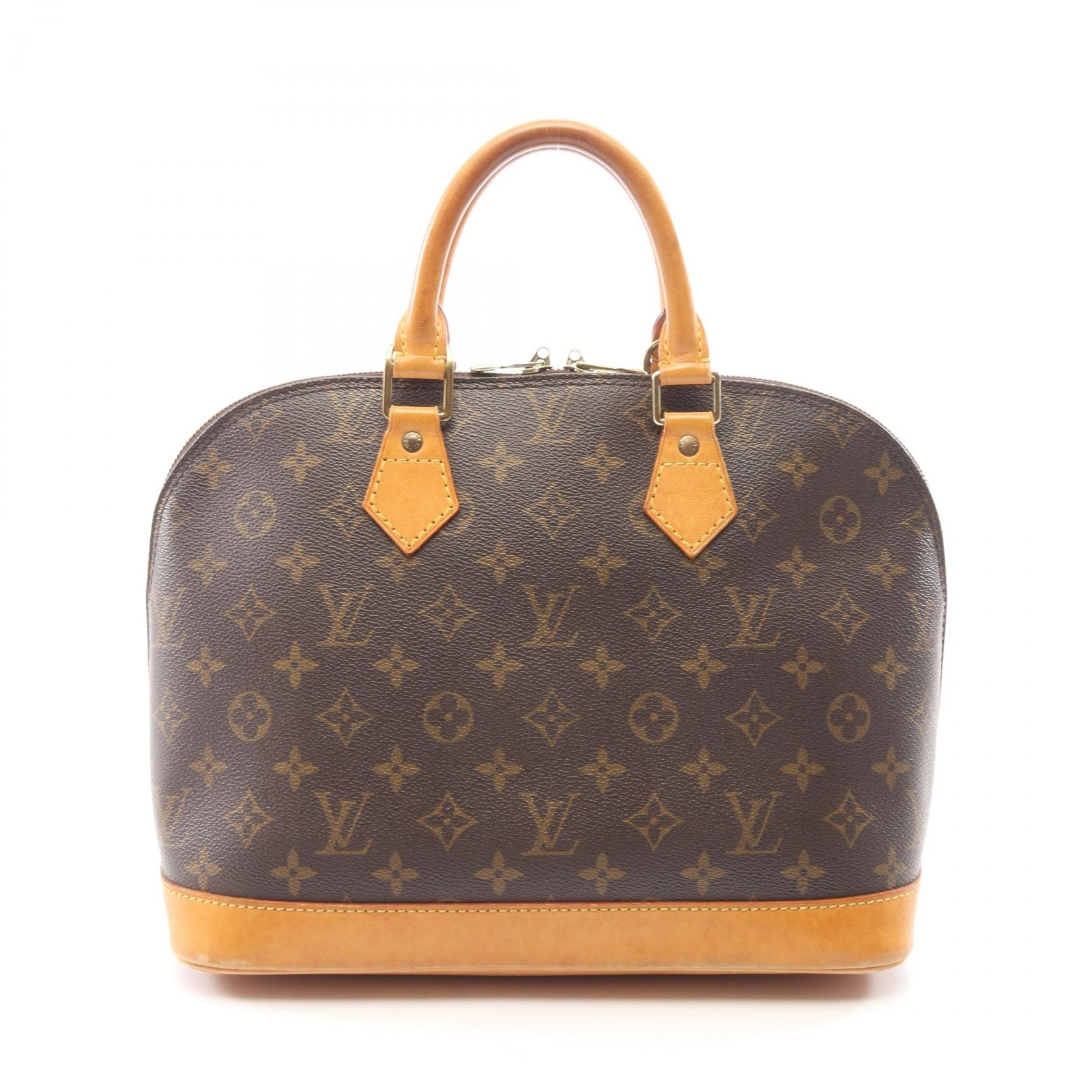 ルイ・ヴィトン LOUIS VUITTON アルマPM モノグラム ハンドバッグ バッグ PVCコーティングキャンバス レザー レディース ブラウン系 M51130 【中古】