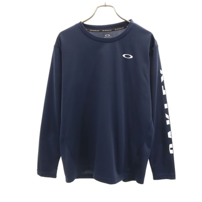 OAKLEY オークリー 長袖 Hydrolix Tシャツ M ネイビー ロンT