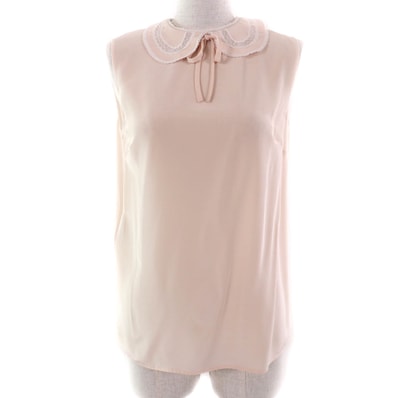 極美品 ミュウ ミュウ
ブラウス ピンクベージュ レディース 36 MT1487