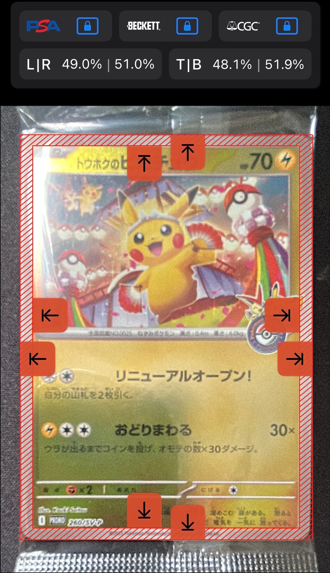 トウホクのピカチュウ P [SV-P 260](スペシャルBOX「ポケモンセンタートウホク」)