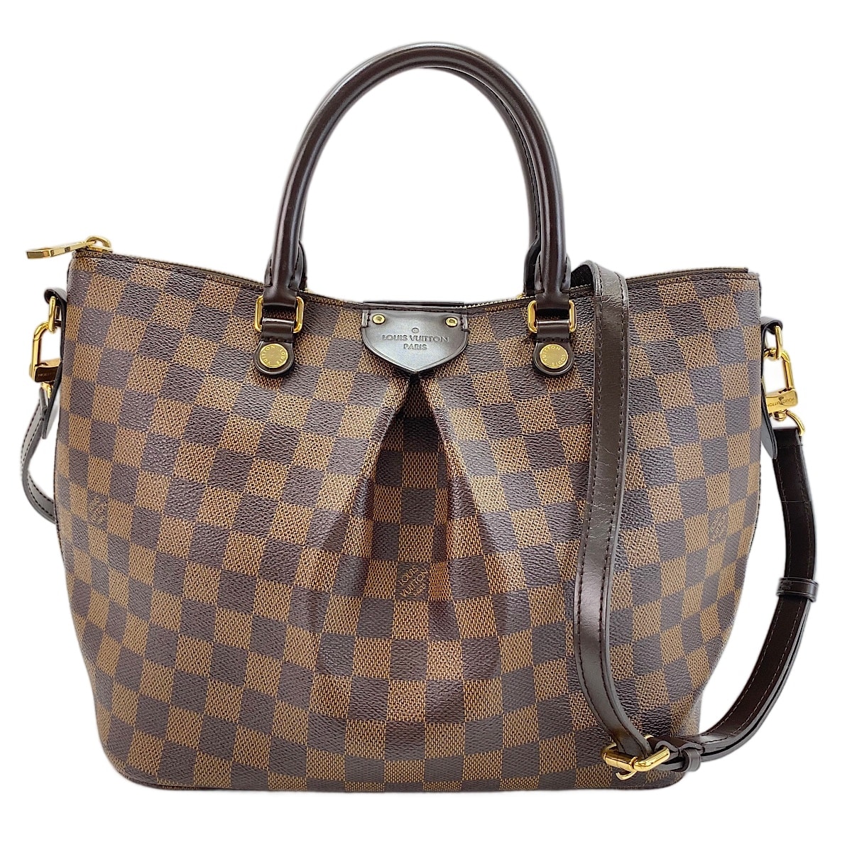 ヴィトン LV ダミエ シエナ MM ハンドバッグ【中古】